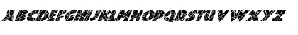FZ JAZZY 24 CRACKED ITALIC Normal Font