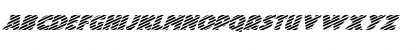 FZ JAZZY 24 STRIPED ITALIC Normal Font FZ JAZZY 24 STRIPED ITALIC Normal Font