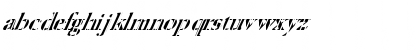 FZ ROMAN 24 STRIPED ITALIC Normal Font