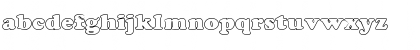 FZ ROMAN 4 HOLLOW Normal Font FZ ROMAN 4 HOLLOW Normal Font