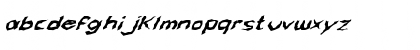 FZ WACKY 62 ITALIC Normal Font FZ WACKY 62 ITALIC Normal Font