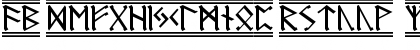 Germanic Runes-2 Regular Font