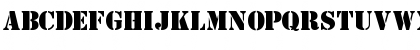 GI Stencil Normal Font
