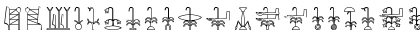 GlyphExtLibL Medium Font GlyphExtLibL Medium Font