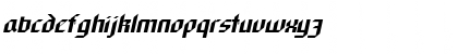 Gothic Italic Font