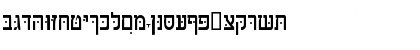 HebrewAaronSSK Regular Font HebrewAaronSSK Regular Font