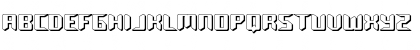 Robo-Clone Straight 3D Regular Font Robo-Clone Straight 3D Regular Font