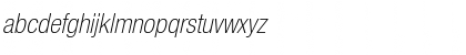 Helvetica37-CondensedThin ThinItalic Font