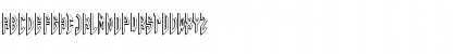 Round_3D_Monogram_Right Regular Font