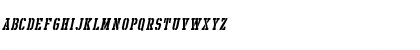 Intramural Stencil It. SC JL Regular Font