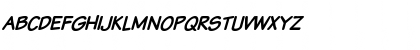 Komika Text Kaps Italic Font