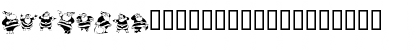 KR Eight Santas Regular Font KR Eight Santas Regular Font