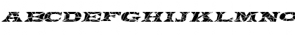 Latin-Cracked Italic Font Latin-Cracked Italic Font