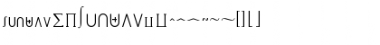 MachadoMathExtensionSSK Regular Font MachadoMathExtensionSSK Regular Font