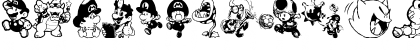 Mario and Luigi Regular Font Mario and Luigi Regular Font