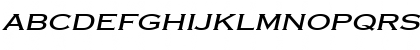 MetalcutExtended Oblique Font