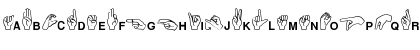Mini Pics ASL Font Mini Pics ASL Font