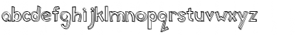 MittenHollow Hollow Font MittenHollow Hollow Font