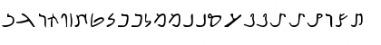 NabataeanSSK Regular Font NabataeanSSK Regular Font