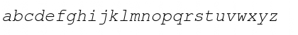 NimbusMonL Oblique Font