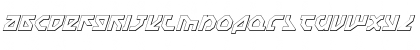 Nostromo 3D Italic 3D Italic Font