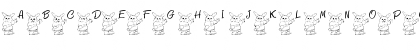 101! Bunny SayZ... Regular Font 101! Bunny SayZ... Regular Font