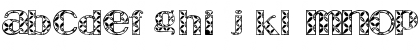 101! Floral Fill Regular Font