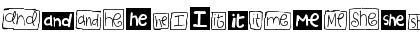 2Peas Blocks Little Words Regular Font 2Peas Blocks Little Words Regular Font
