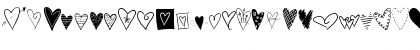 2Peas Graphic Hearts Regular Font