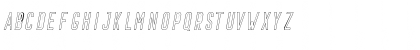 Prestage Outline Italic Font