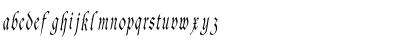 AgincortCondensed Italic Font