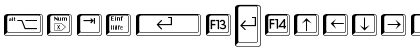 AIKleinsTasten Regular Font AIKleinsTasten Regular Font