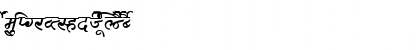AkrutiDevHarshaMedium Italic Font