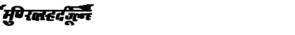 AkrutiDevRakshaExtBold Italic Font