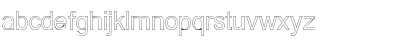 Arialic Hollow Regular Font Arialic Hollow Regular Font