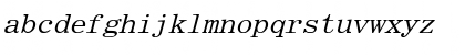 Asphalt Fixed Italic Font
