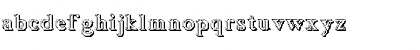 Blockstepped 3D Regular Font Blockstepped 3D Regular Font