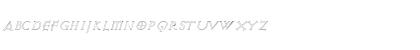 AvalonQuestOutline Italic Font AvalonQuestOutline Italic Font