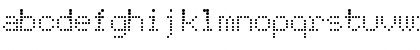 Atomic Clock Radio Regular Font