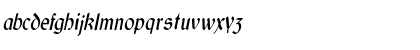 GaelicCondensed Italic Font