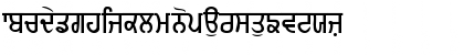 Gurmukhi-Normal Regular Font Gurmukhi-Normal Regular Font