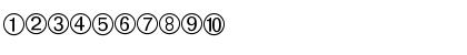 Zapf Dingbats One Hundred BQ Regular Font