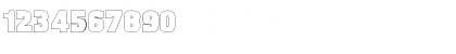 Aquarius Outline Font