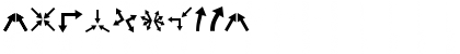 Arrows1 Regular Font