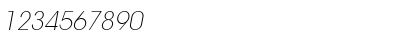 ITC Avant Garde Gothic Extra Light Oblique Font ITC Avant Garde Gothic Extra Light Oblique Font