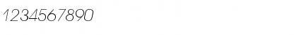 AvantGardeExtLitITC Oblique Font