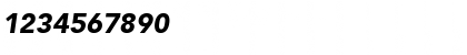 Avenir 95 Black Oblique Font