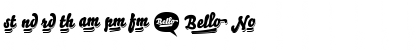 Bello Words Solo Regular Font Bello Words Solo Regular Font