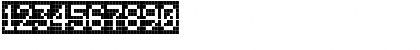 CallSeven-Negativ Regular Font CallSeven-Negativ Regular Font