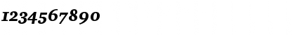Bitstream Charter Black Italic OSF Font